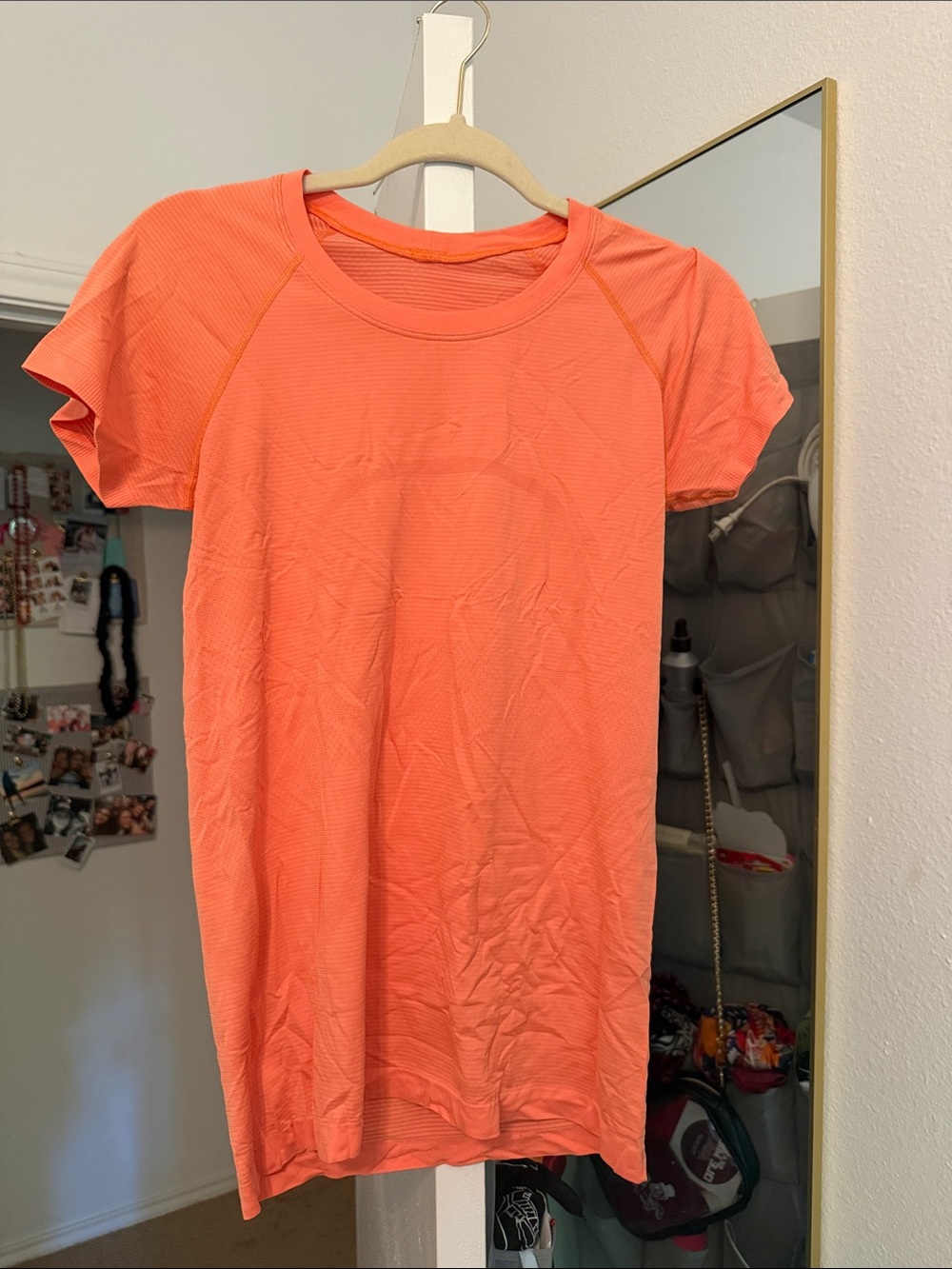 lululemon athletica Coral Short Sleeve Active Tee